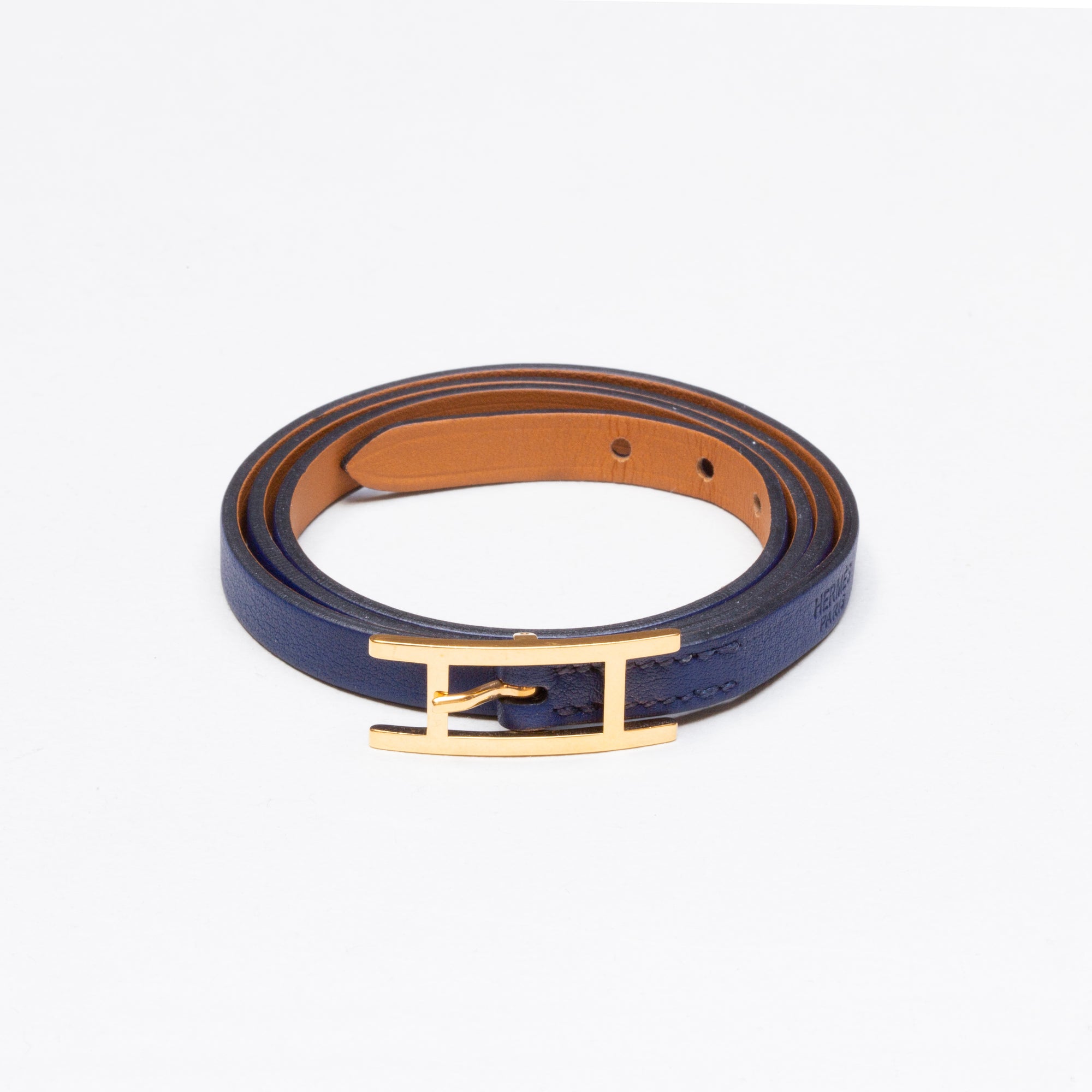 Vintage Hermes Behapi Leather bracelet