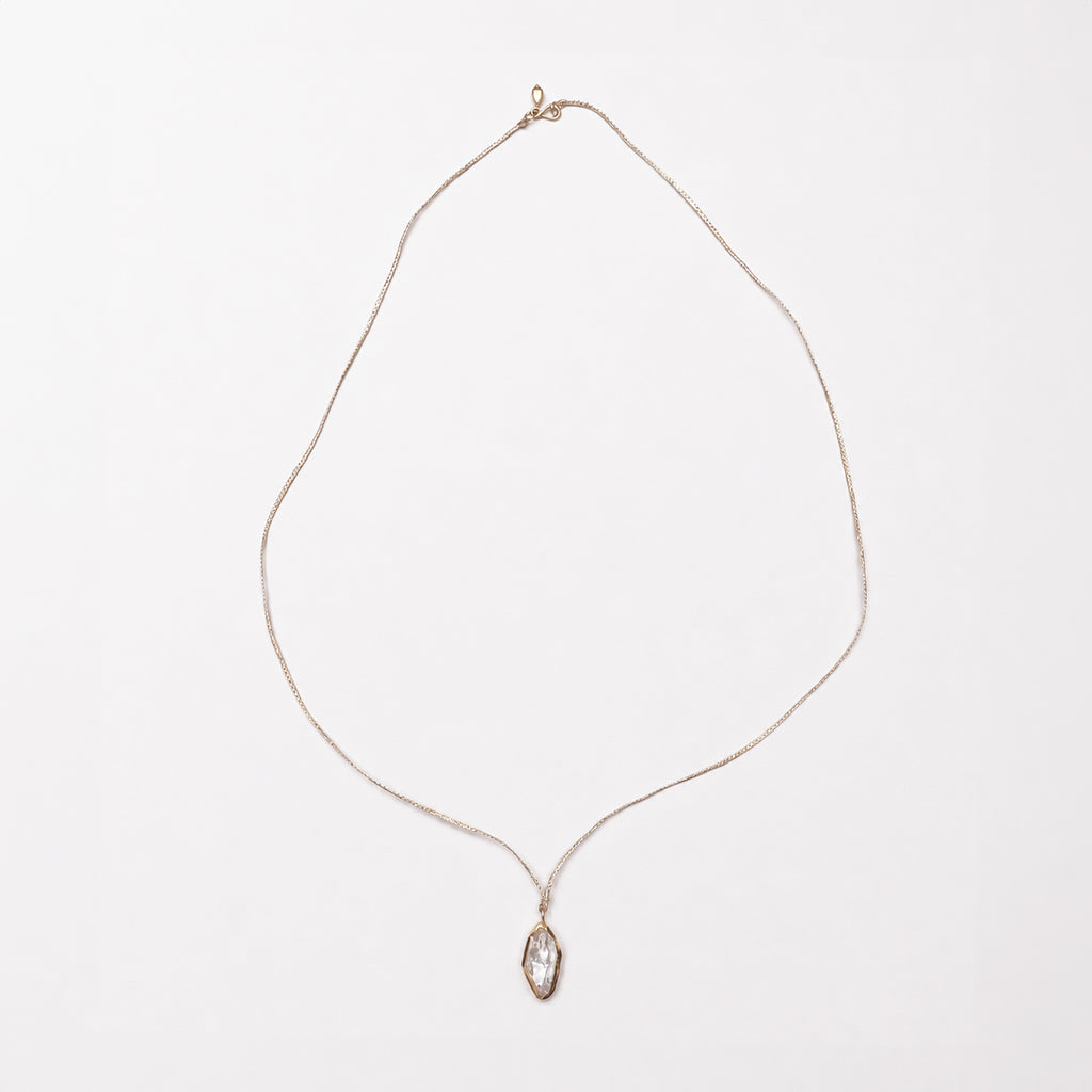 Vintage Pippa Small Herkimer Diamond Pendant Necklace