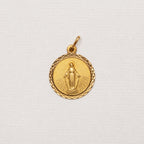 Vintage 18ct Gold Madonna Pendant Charm