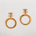 Vintage Chanel Gold Clip-on Earrings