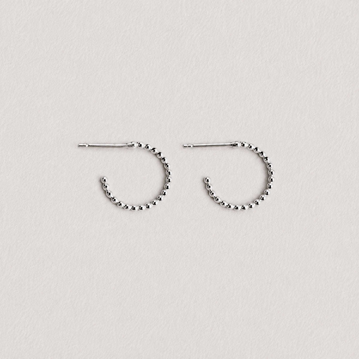 Beaded Small Hoops