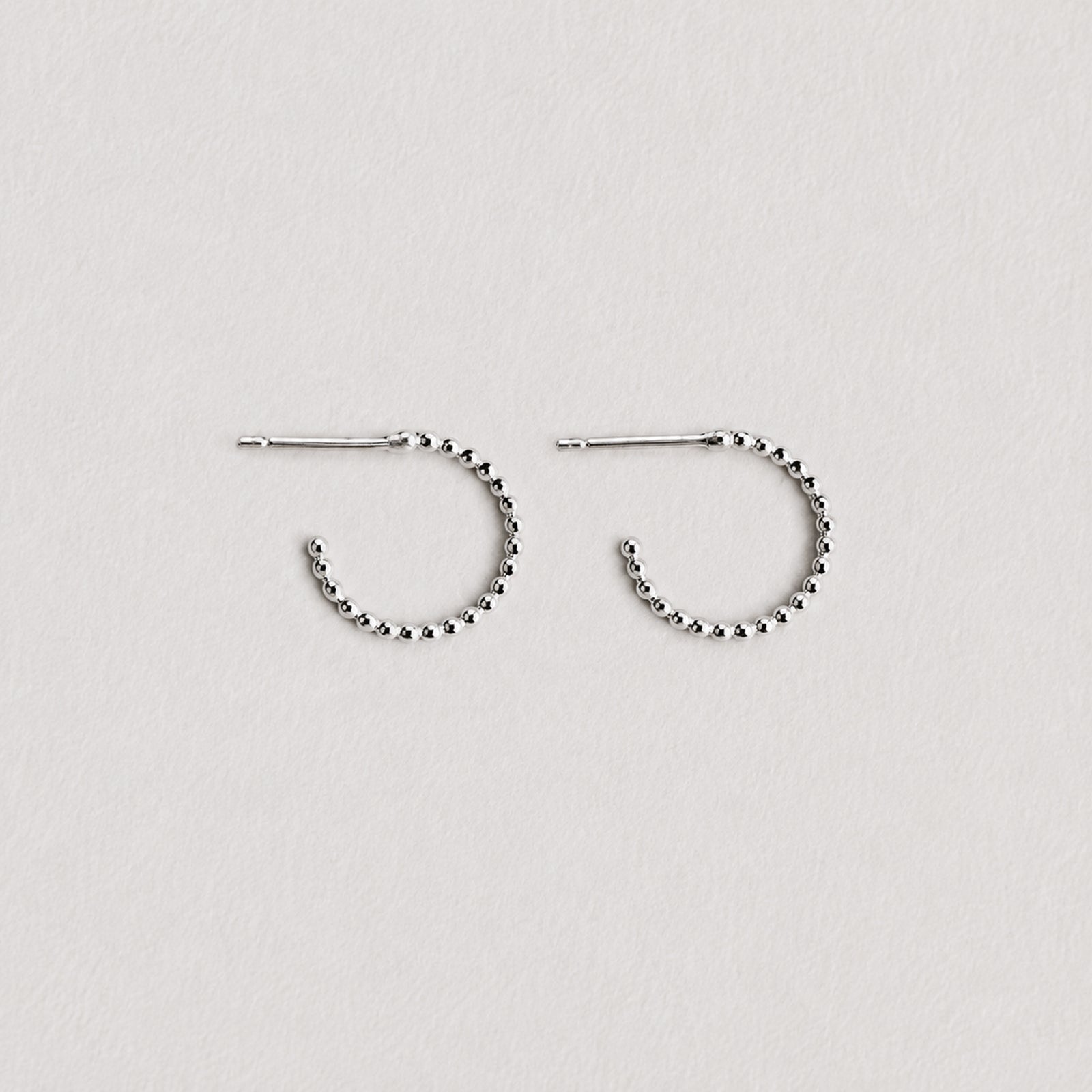 Beaded Small Hoops