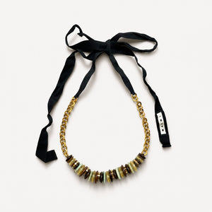 Vintage Marni Disc Ribbon Necklace