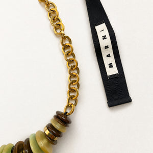 Vintage Marni Disc Ribbon Necklace