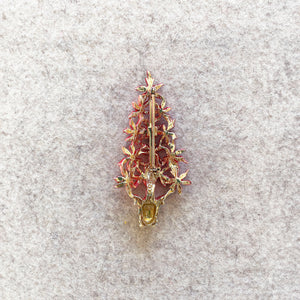 Vintage Christmas Tree Brooches