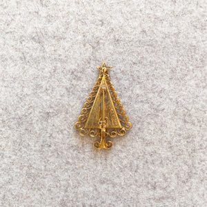Vintage Christmas Tree Brooches