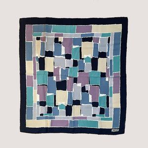 Vintage Jaeger Abstract Patchwork Scarf