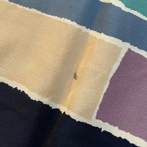 Vintage Jaeger Abstract Patchwork Scarf