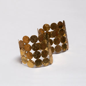 Vintage Gold Metal Cuff Bracelet