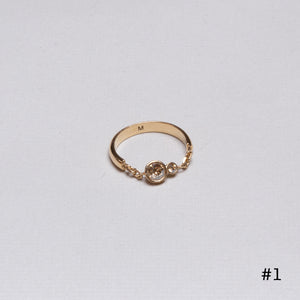 Vintage Christian Dior Stacking Rings
