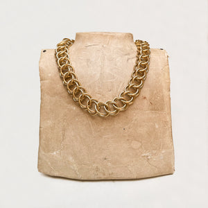 Vintage Givenchy Double Gold Chain Necklace
