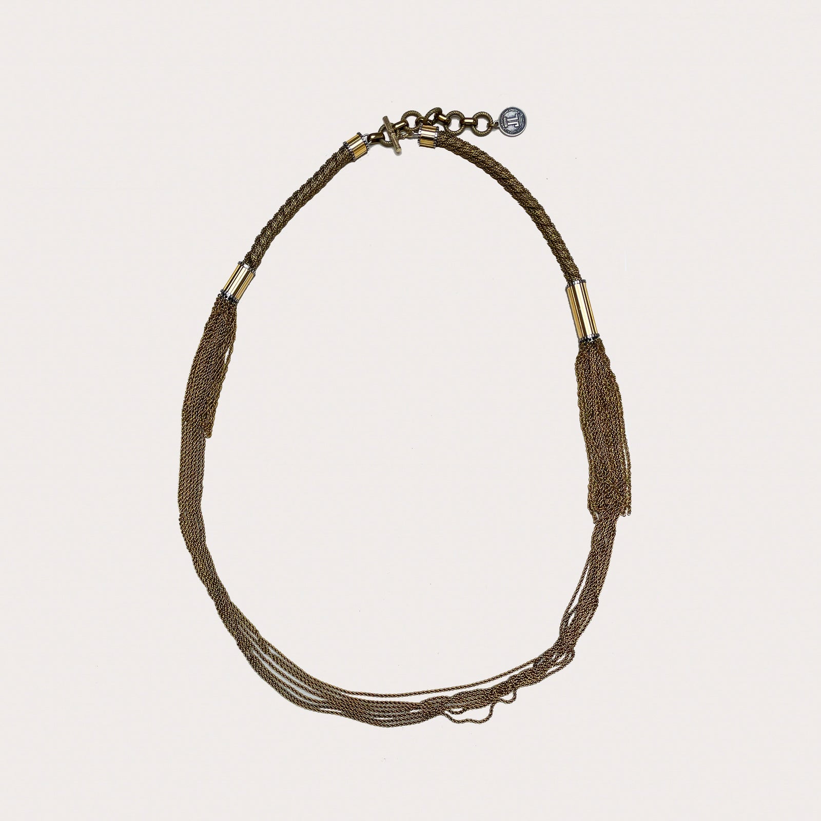 Vintage Lanvin Long Multi-strand Chain Necklace