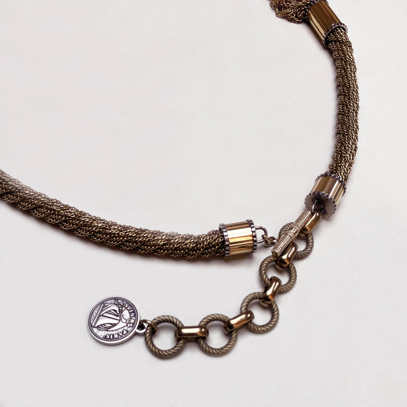 Vintage Lanvin Long Multi-strand Chain Necklace