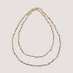 Vintage Chanel Faux Pearl Long Necklace