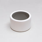 Vintage Hermes Lacquered Wood Bangle Bracelet - White