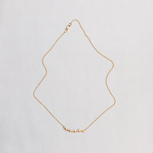 Scribble Double Cluster Necklace