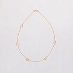 Scribble Infinity 5 Station Necklace