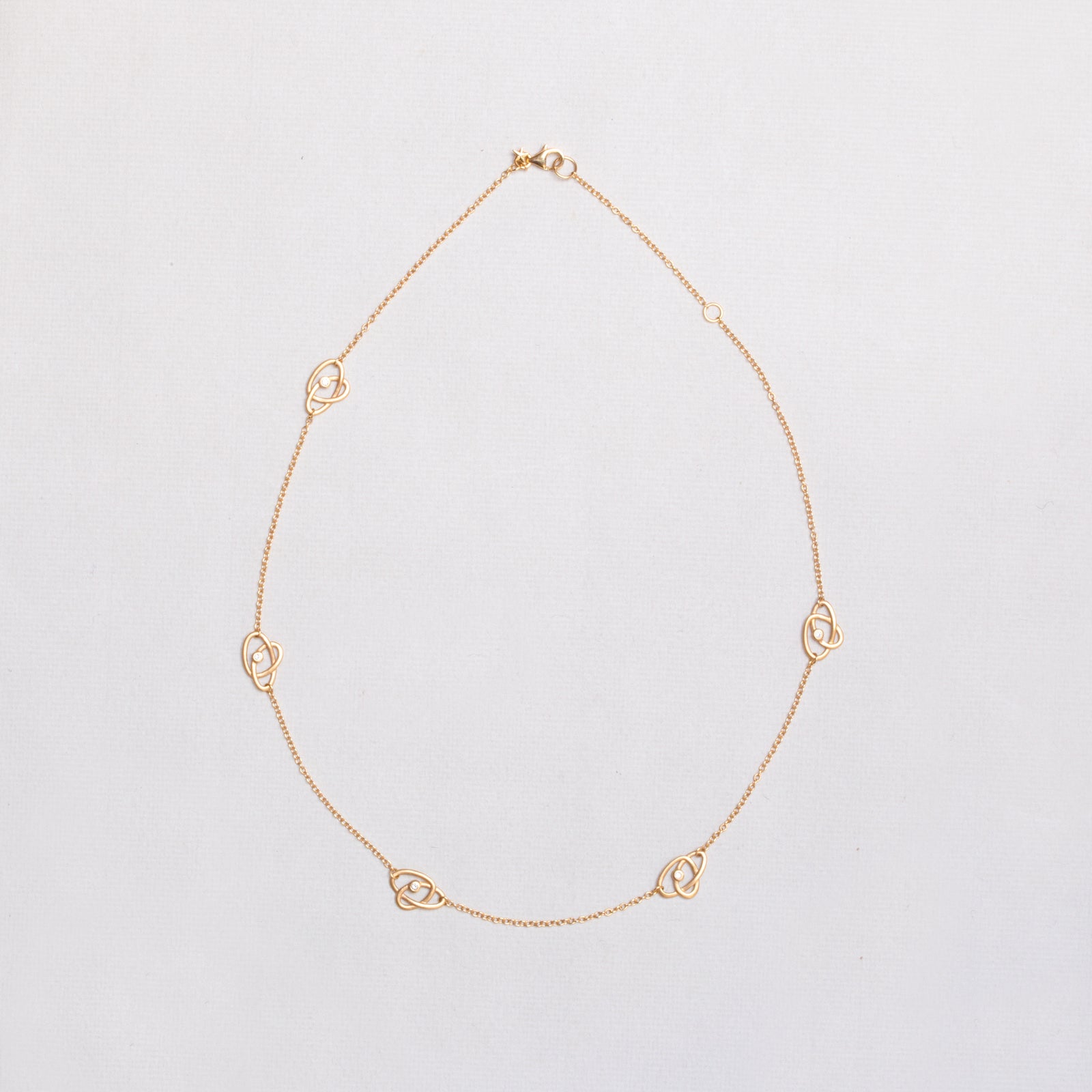 Scribble Infinity 5 Station Necklace