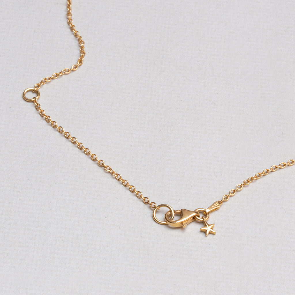 Scribble Double Cluster Necklace