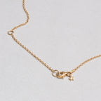 Scribble Double Cluster Necklace