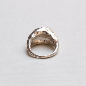 Sterling Silver Taurus Signet Ring