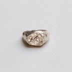 Sterling Silver Taurus Signet Ring