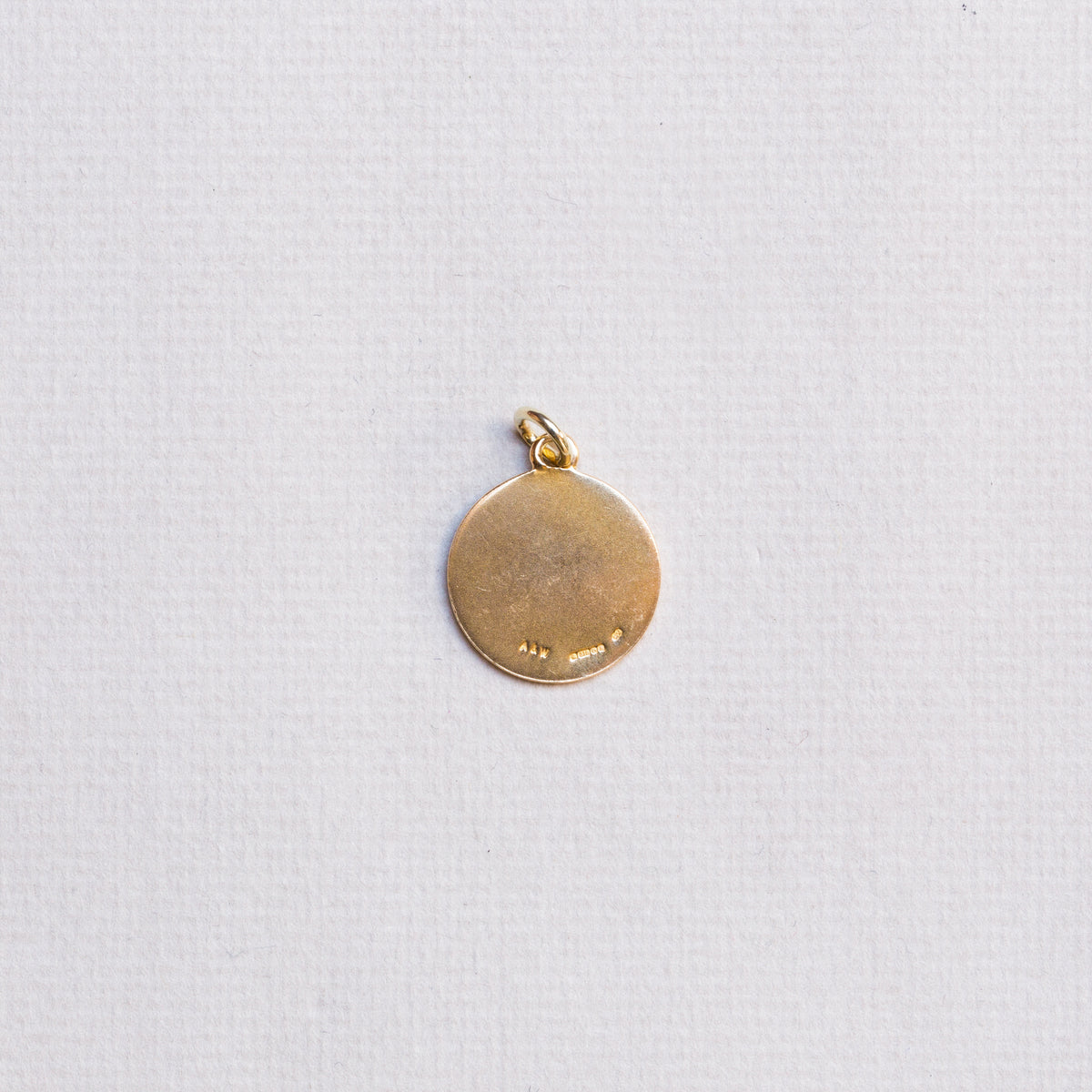 Vintage 9ct Gold Virgo Charm Pendant