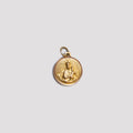 Vintage Double-sided 18ct Gold Madonna and Jesus Pendant Charm