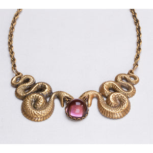 Vintage Joseff of Hollywood Gold Snake Chain Necklace