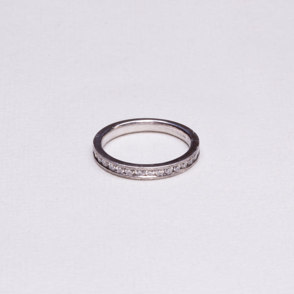Platinum Diamond Eternity Ring felt