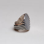 Sterling Silver Escalator Ring