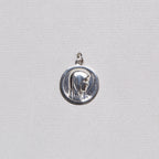 Vintage Sterling Silver Madonna Charm Pendant