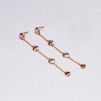Vintage Christian Dior 18ct Gold Drop Earrings