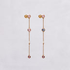 Vintage Christian Dior 18ct Gold Drop Earrings