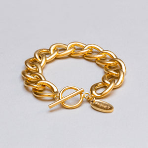 Vintage Monet Gold Chain Bracelet