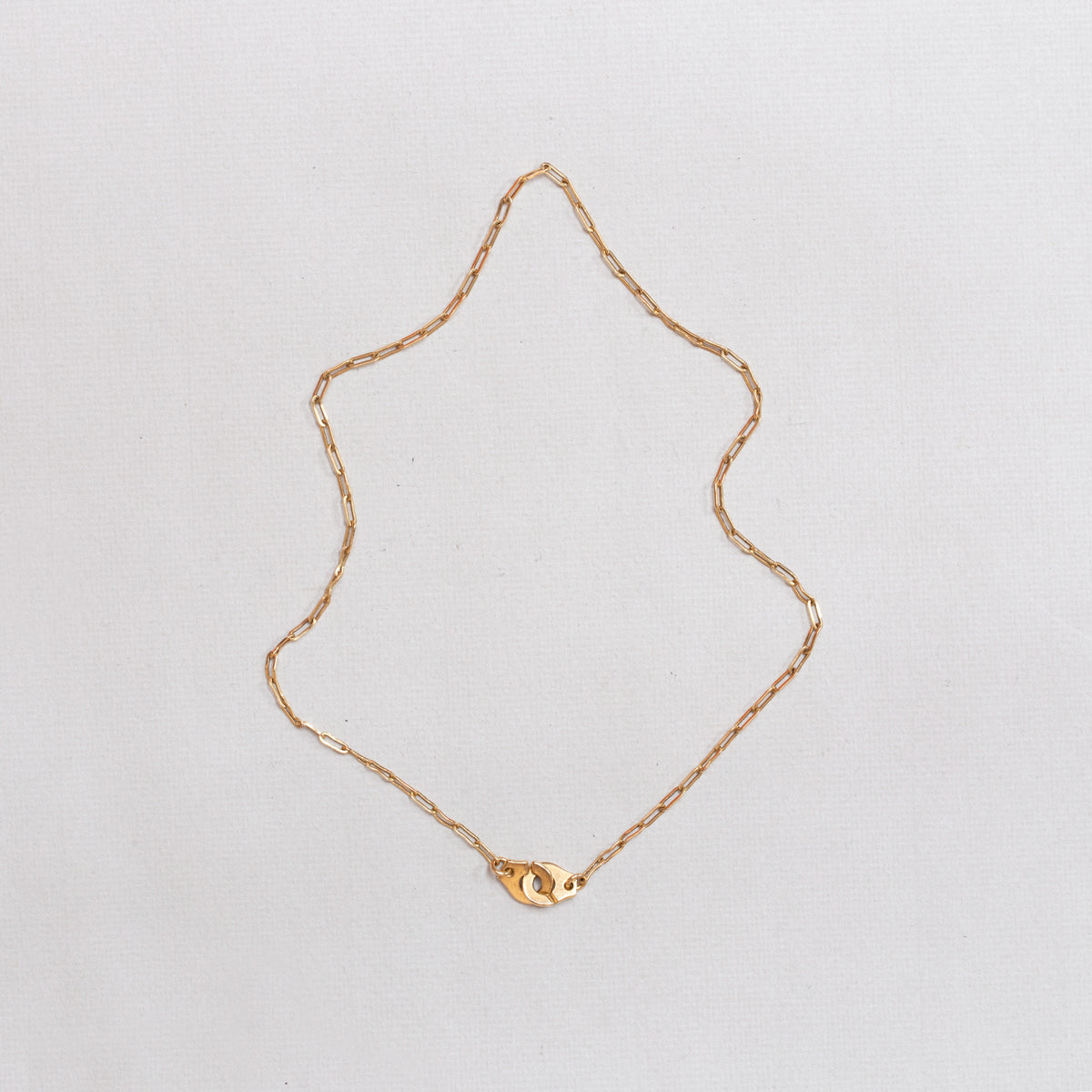 Vintage Dinh Van Menottes R10 Yellow Gold Necklace