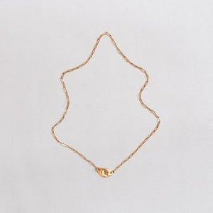 Vintage Dinh Van Menottes R10 Yellow Gold Necklace