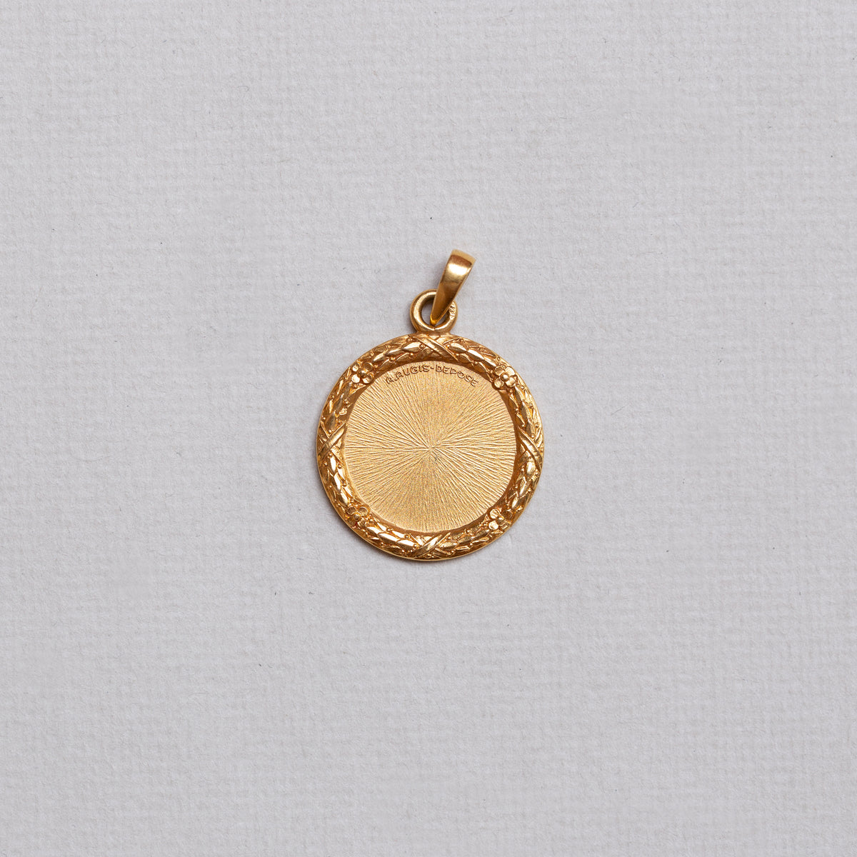 Vintage 18ct Gold Pendant with Diamonds and Rubies