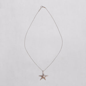 Vintage Tiffany Sterling Silver Elsa Peretti Starfish Charm Necklace