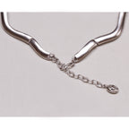 Vintage Givenchy Silver Choker Necklace
