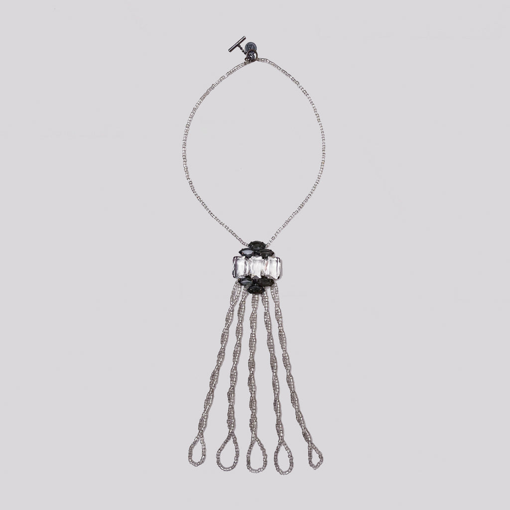Vintage Armani Beads Tassel Necklace