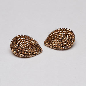 Vintage Alexandre de Paris Gold Clip-on Earrings