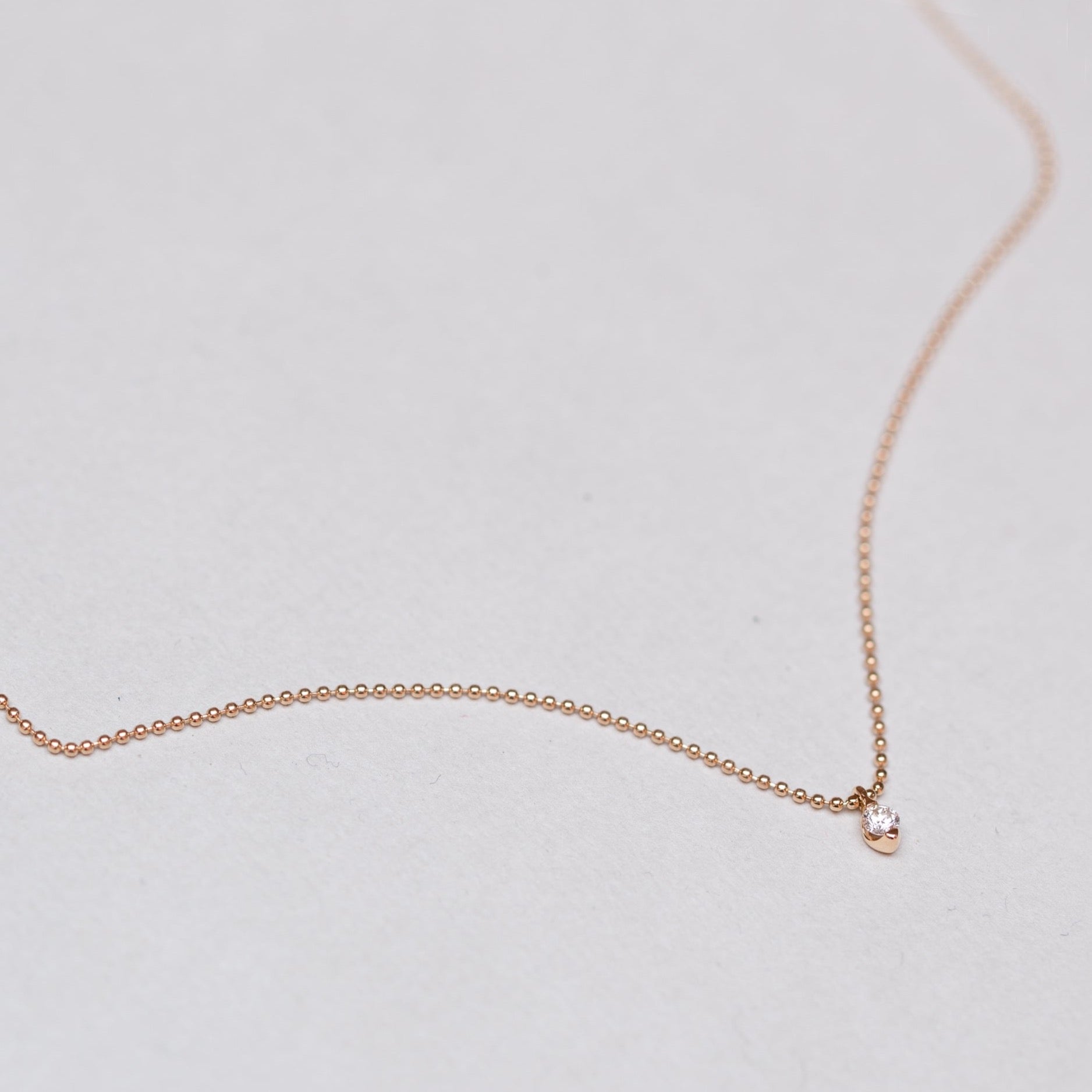 18ct Gold Chain with Diamond