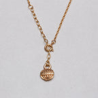 Vintage Lanvin Gold Necklace and Clip-on Earrings