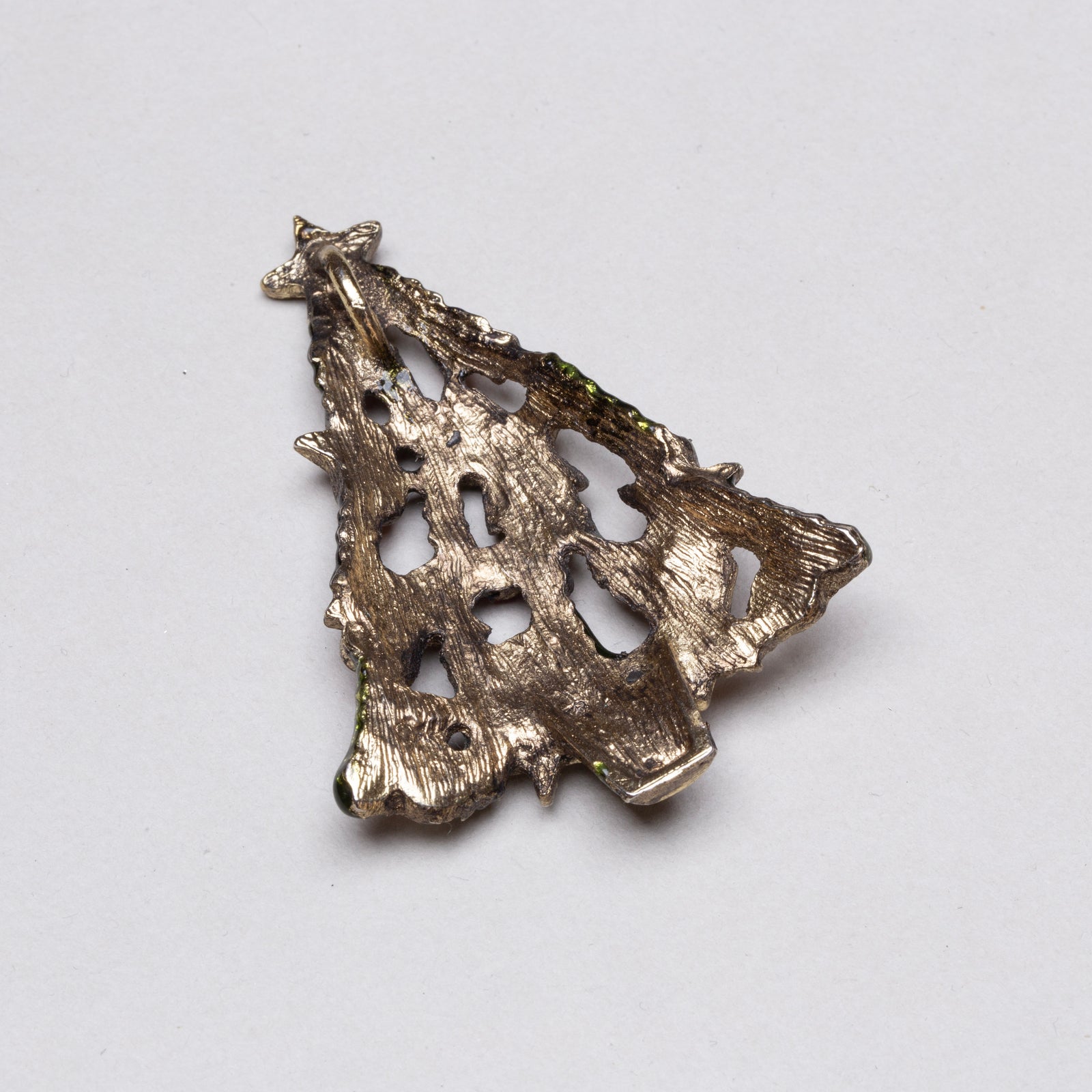 Vintage Christmas Tree Brooch