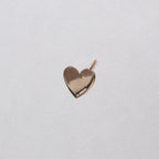9ct Gold Heart Pendant Charm