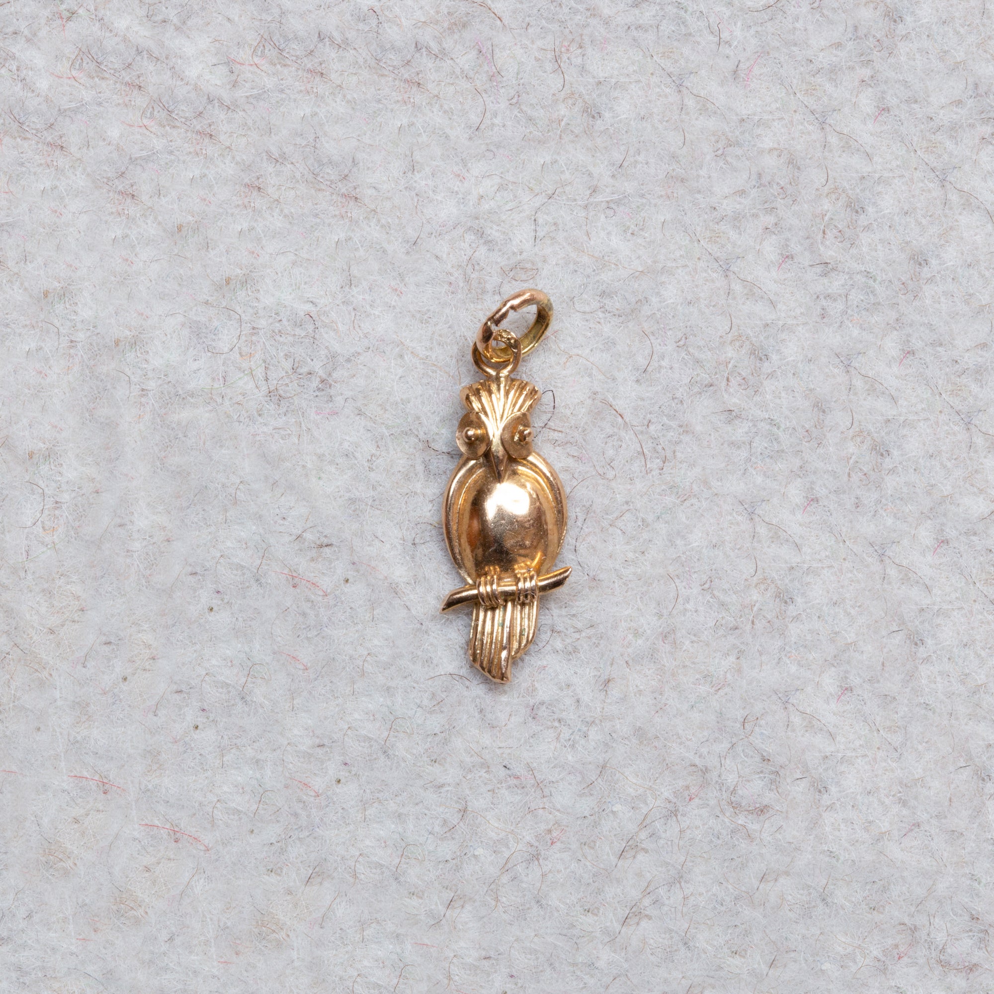 Vintage 9ct Gold Pendant Charm - Bird