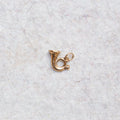 Vintage 9ct Gold Pendant Charm - French Horn