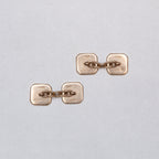 Vintage 18ct White Gold Cufflinks with Black Onyx