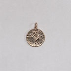 Vintage 9ct Gold St. Christopher Charm Pendant
